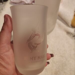 Rémy Martin Vintage Frosted Glass Tumbler